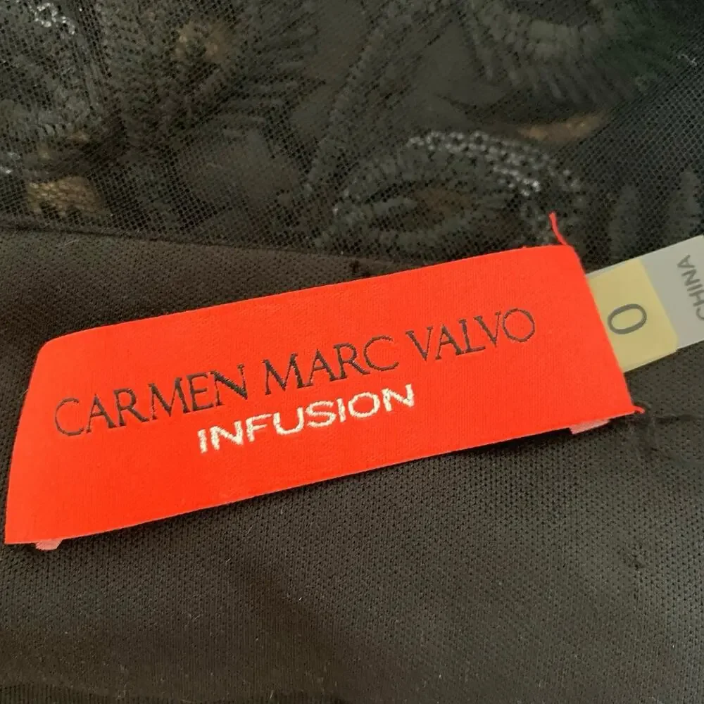 Women Short Sleeve Formal Party Cocktail Black Tie Petal Gown Dress Size 0 - Picture 6 of 10